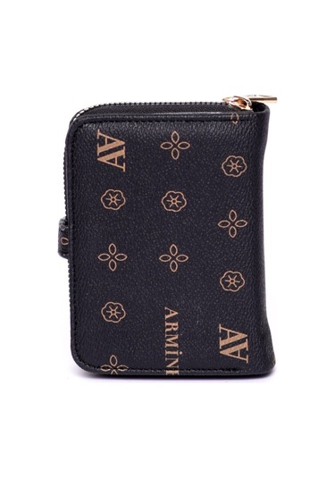 Armine C 01 Kadın El Çantası Siyah Baskılı Siyah Baskılı