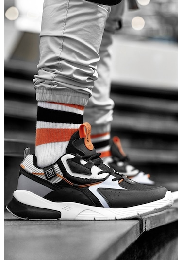 Dark Seer Ds E3.1205 Sneaker 2025 Erkek SİYAH-BEYAZ