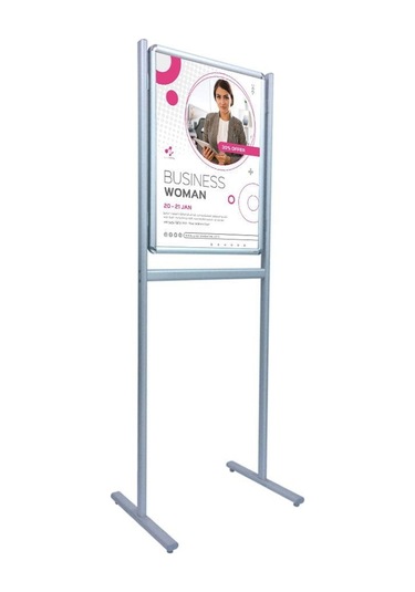 Infoboard B2 50x70cm Çift Taraflı Ayaklı Poster Pano 50 x 70 CM