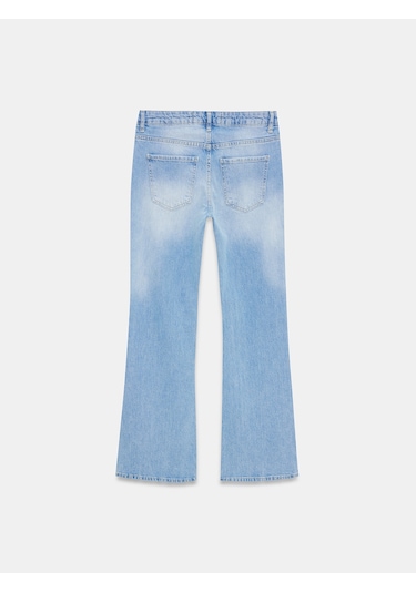 Dilvin 72300 Düşük Bel Bootcut Jean-mavi