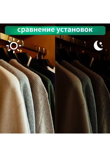 Dofolink Perde Mekanikli Dolap Led Dokunmatik Işık - Beyaz Işık, Pil İle Çalışır Pil Dahil Değil