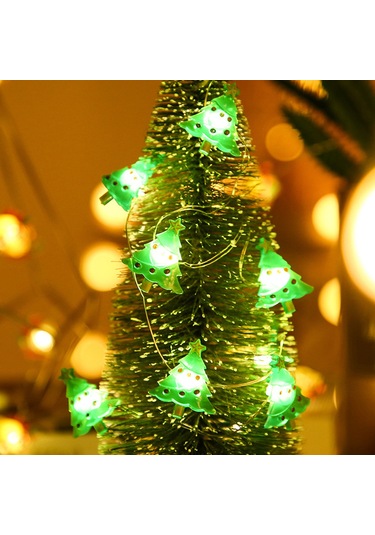 Shineyee 3 Metre 30 Led Noel Aydınlatması, Sürekli Ve Parıltı Modu, Pil Beslemeli 3xaa Pil Dahil Değil , Noel Dekorasyon Işıklı Zincir