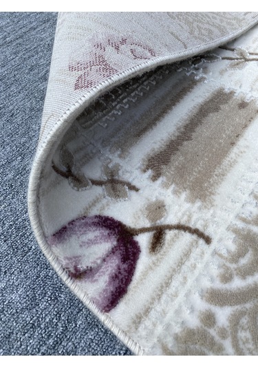 Burak Halı 150x235 Mor Vizon 4 M2 Akrilik Kesme Saçaklı Halı