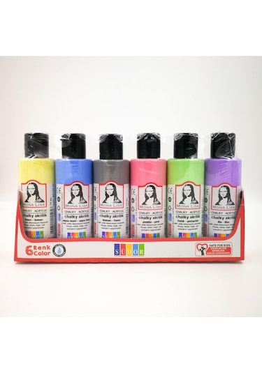 Südor Akrilik Boya 70Ml Chalky 6Lı Sd1006C