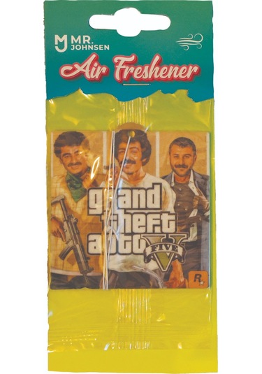 Gta 5 - 3 Baba Tasarımlı Dekoratif Araç Kokusu Ve Aksesuarı - Ekolmaks