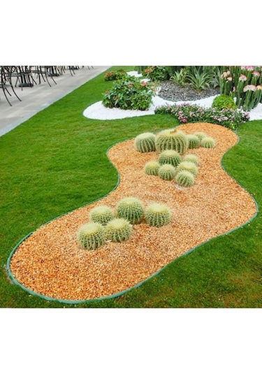 Çim Ayırıcı 20 M Çim Sınırlayıcı Taş Toprak Ayırıcı Çim Bariyeri