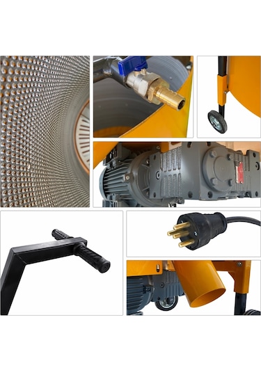 Kadıoğlu Master 350 Litre Rendeli Ceviz Soyma Makinesi 380v