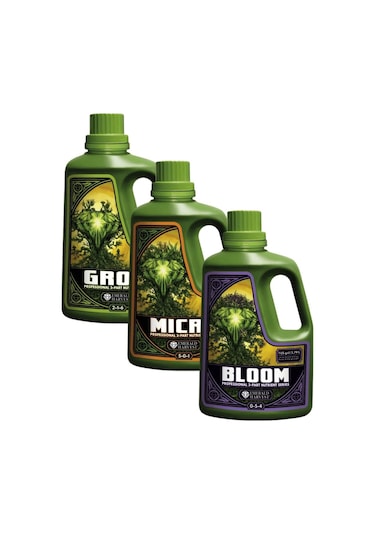 Emerald Harvest Grow Micro Bloom 3.79 Litre Temel Bitki Besini 4 L