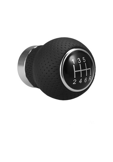 Yaozixa Plastik Manuel Vites Topu 6 Vites Destekli Ergonomik Tasarım Siyah Otomobil Vites Kolu Değiştirme Parçası Siyah