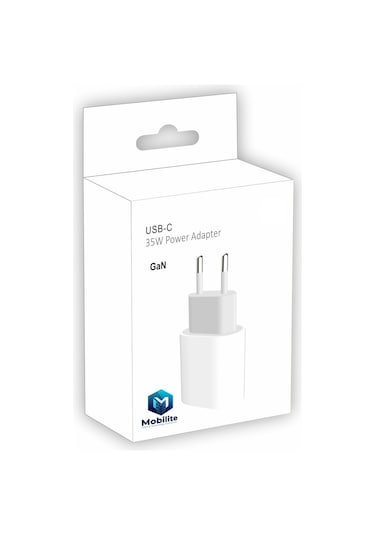 Apple Apple iPhone 16 Pro Max Uyumlu 35w Gan Gerçek Güç Type-c Çıkışlı Hızlı Şarj Tek Adaptör