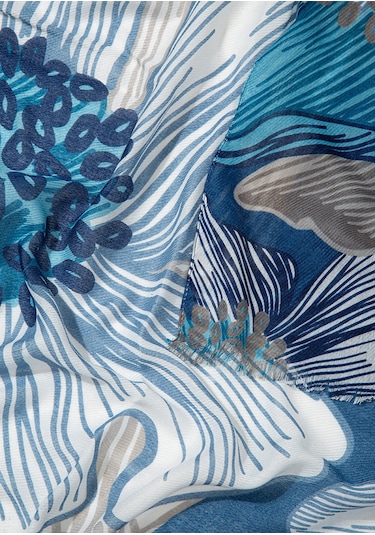 Mavi - Lacivert Şal 1913494-10241 Lacivert