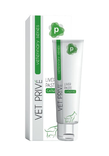 Vet Prive Liver Paste Kedi ve Köpekler İçin Karaciğer Desteği Paste 100 G