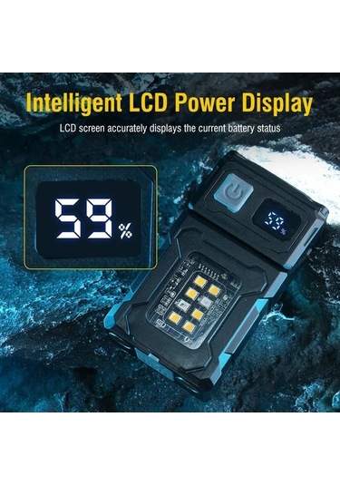 Dancemonkey Lumit 180 Dön. El Feneri, Çok Renkli, Kullanışlı Işıklı Fener Çok Renkli