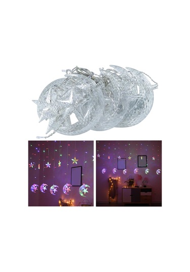 Suntek Magideal Led Peri Dize Işıkları Perde Dekorasyonu 2.5m Led Dize