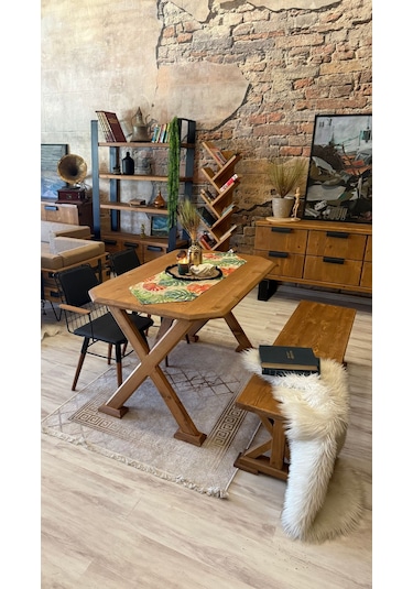 Ntconcept Arden Ahşap Yemek Masası Takımı