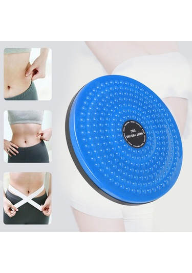 Dolıty Bel Büküm Tahta Plakası Fitness Egzersiz Masajı Mavi Mavi