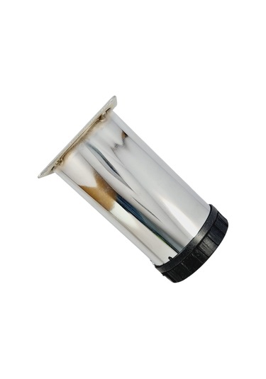 60 Lık 15 Cm Krom Metal Yuvarlak Ayak 4 Adet