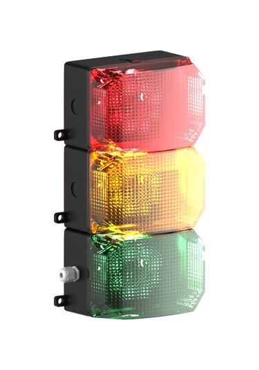 Mesan Ms 219.1.3.2.12-24vac/dc 3 Kat Küp Led Multifonksiyon İkaz Lamba