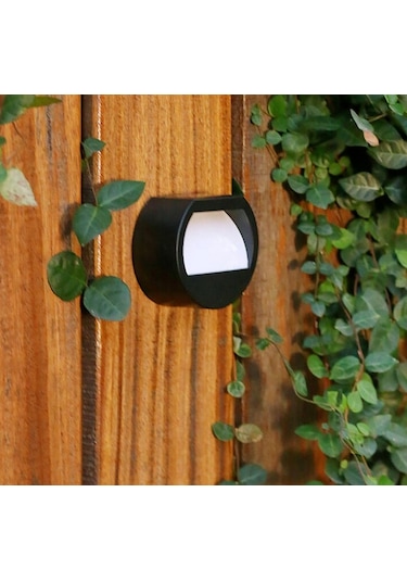 Noas 5w Qua Solar Dış Mekan Duvar Aplik Günışığı Yl84-3001-s Siyah