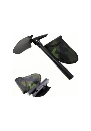 Besthome1 Tırmanma Kamp Katlanır Küreği Siyah Siyah