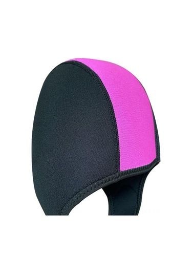 Neevoyu Profesyonel Nylon+neopren Su Aktivitesi Kaskı - Isı Sağlar, Kulakları Korur - Dalış, Yüzme, Sörf İçin Mavi-siyah Çok Renkli