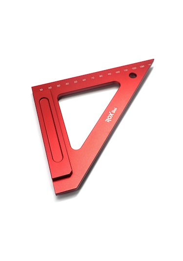 Rox Wood 0013 Aluminyum Üçgen Gönye 150  Mm