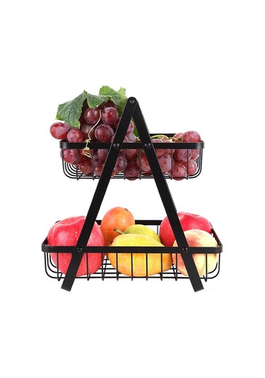 Tenfowee Beyaz Çift Katlı Çekirdekli Demir Sepet, Mutfak Organizer, Meyve Tutucu, Ev Depolama Rafı - Kc-sgl861 Beyaz Tenfowee Beyaz Çift Katlı Çekirdekli Demir Sepet, Mutfak Organizer, Meyve Tutucu, Ev Depolama Rafı - Kc-sgl861 Beyaz
