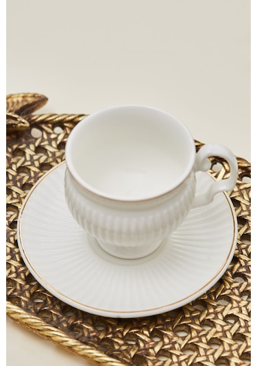 Karaca  Malta 6 Kişilik Kahve Fincan Takımı 100 ml