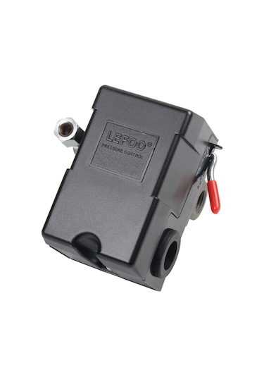 Teltree Lefoo 4 Portlu Hava Kompresörü Basınç Anahtarı - 95-125 Psı, Kolay Kurulum 1-gang