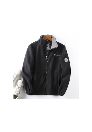 Snapbuy Erkek Polar Ceket Siyah