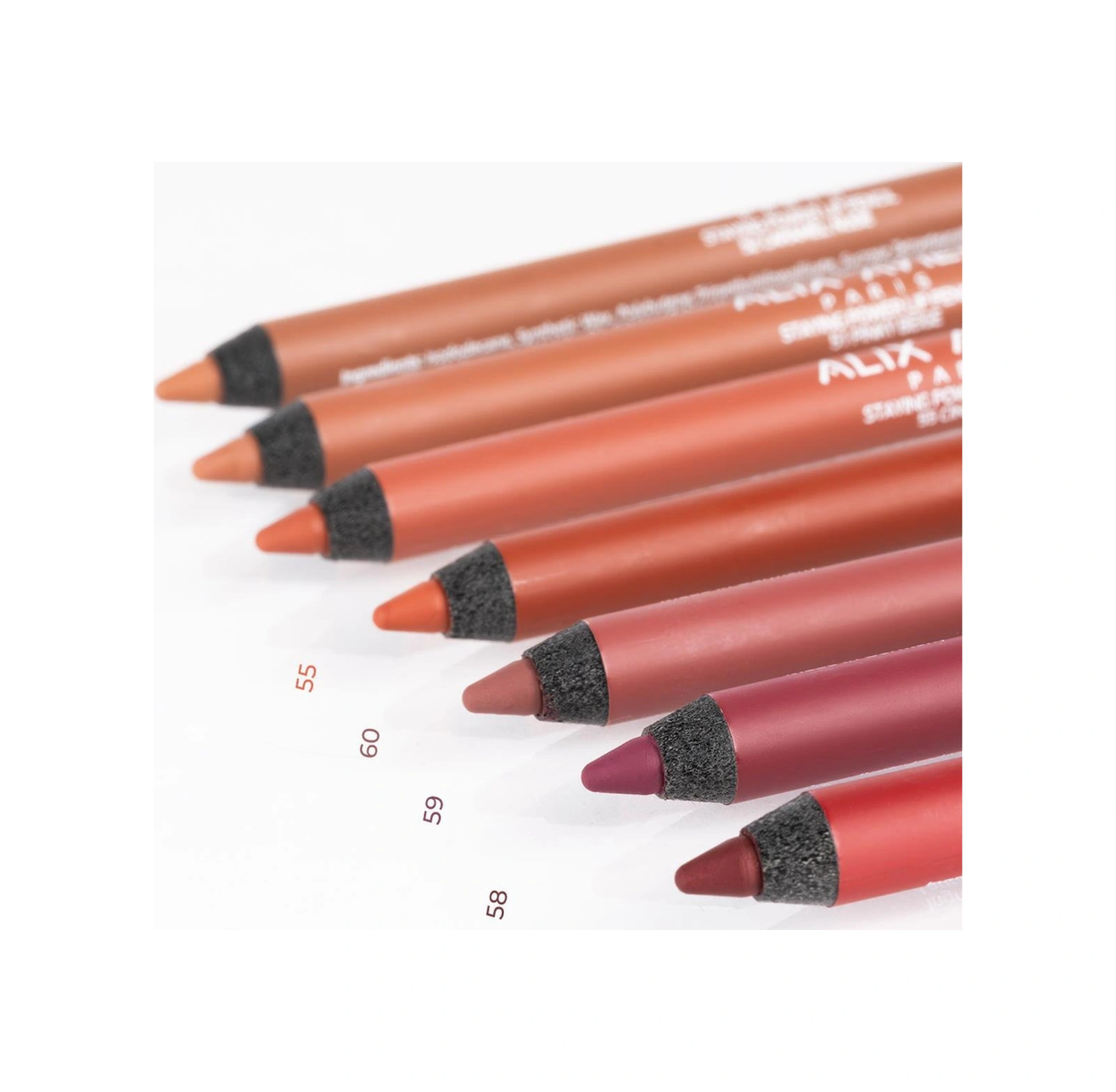 Alix Avien Suya Dayanıklı Uzun Süre Kalıcı Yumuşak Dudak Kalemi Staying Power Lip Pencil 59 Plum