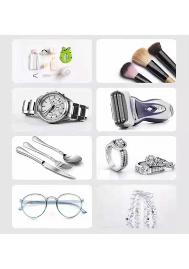 Novahub Çok Fonksiyonlu Taşınabilir Ev Gözlük Temizleyici, Usb Şarjlı Ses Dalgası Titreşim İzle Takı