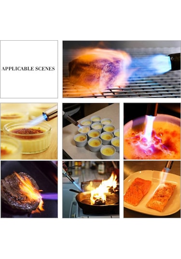 Outdoor Kamp Çakmağı Doldurulabilir Yüksek Basınçlı Torch Pürmüz