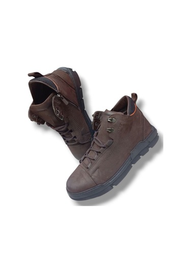 Growish Gr0250 Hakiki Greyzır Deri Kaydırmaz Taban Erkek Bot Kahverengi