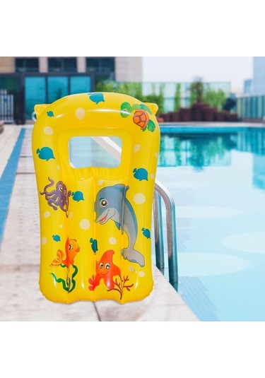 Ganzhoushop Tahtası Suntek Şişme Sörf Su Sporları Çocuklar İçin Sarı