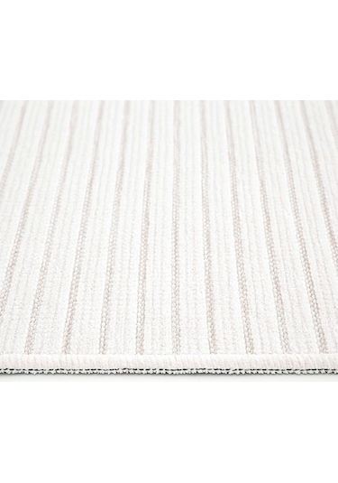 Riva-1701a-krem- Yumuşak Dokulu Leke Tutmayan Modern Halı Kilim