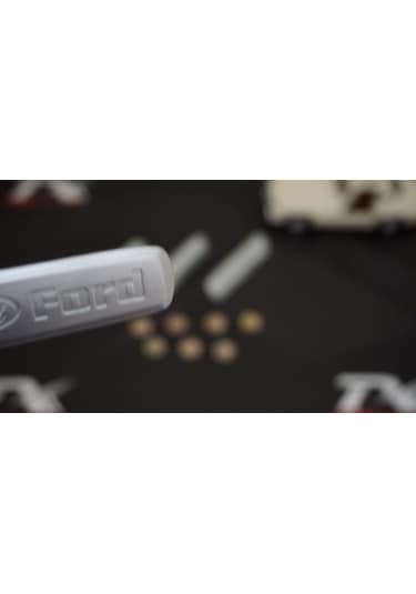 Ford Logo Krom Metal Paspas Vidalı Logo 4 Lü Set