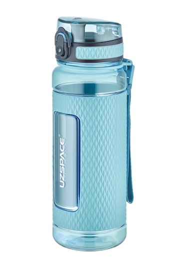 Uzspace FiftyFifty 800ml -BÜYÜK BOY- Tritan Su Matarası Silikon K