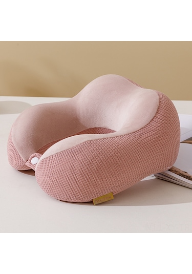 Shineyee Yolculuk Ve Öğle Dinlenme İçin Hafıza Köpüğü Dolu Boyun Destekli U-şekilli Yastık, Kristal Kadife Kumaş İle Ultra Konfor Siyah Siyah