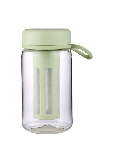 Dianziye Yeşil 450ml Taşınabilir Soğuk Kahve Fincanı - Sızıntısız Kapağıyla Ev, Ofis Ve Seyahat İçin Pratik Cam