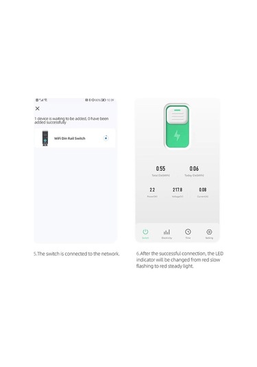 Tongxida Tuya Akıllı Devre Kesici, Kablosuz E22496-5 40a