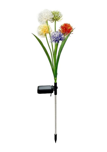 Dancemonkey Su Geçirmez Solar Çiçek Bahçe Işıkları - Dekoratif Çim Teras Feneri Çok Renkli Çok Renkli