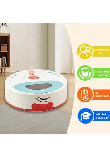 Sweeper Pilli Oyuncak Robot Süpürge