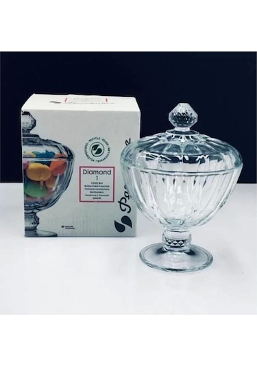 Paşabahçe 96571 Diamond Cam Şekerlik