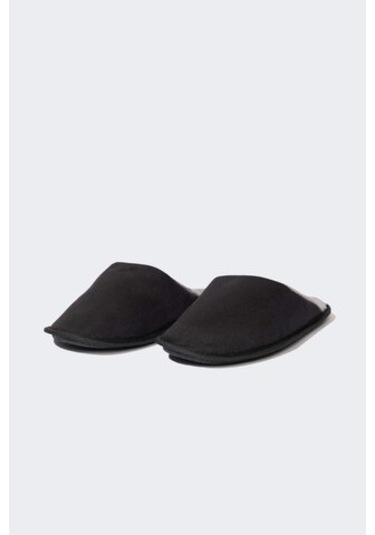 Defacto Erkek Düz Taban Ev Terliği D4777ax24wnbk23 Siyah