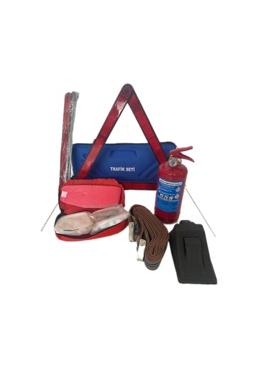 Universal Trafik Ve İlk Yardım Seti Yangın Söndürme Tüplü