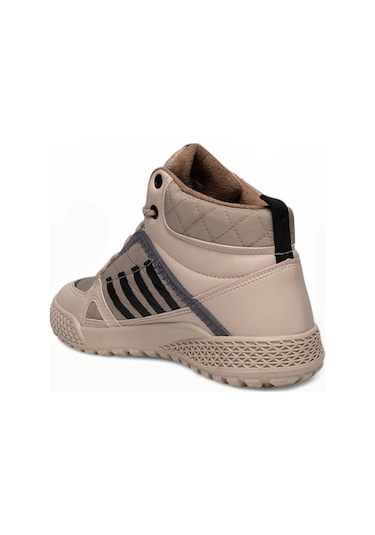 Celira Glc Bej Siyah Erkek Basket Sneaker Spor Ayakkabı Siyah