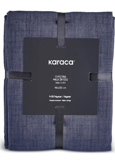 Karaca Christina Masa Örtüsü 140 X 200 Cm Mavi Mavi