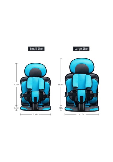 Neevoyu 3-12 Yaşlar İçin Taşınabilir Bebek Arabası Yastığı - Göl Mavisi Büyük Boy, Kol Saati Kumaşı, Kolay Kuruluma Ve Temizlenmeye Uygun