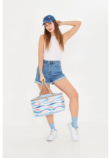 Superbag 22 Litre Piknik/kamp Çantası Sepeti. Termal Termos Çanta Sıcak-soğuk Koruma Sağlar Angel-20250133 Angel Çok Renkli